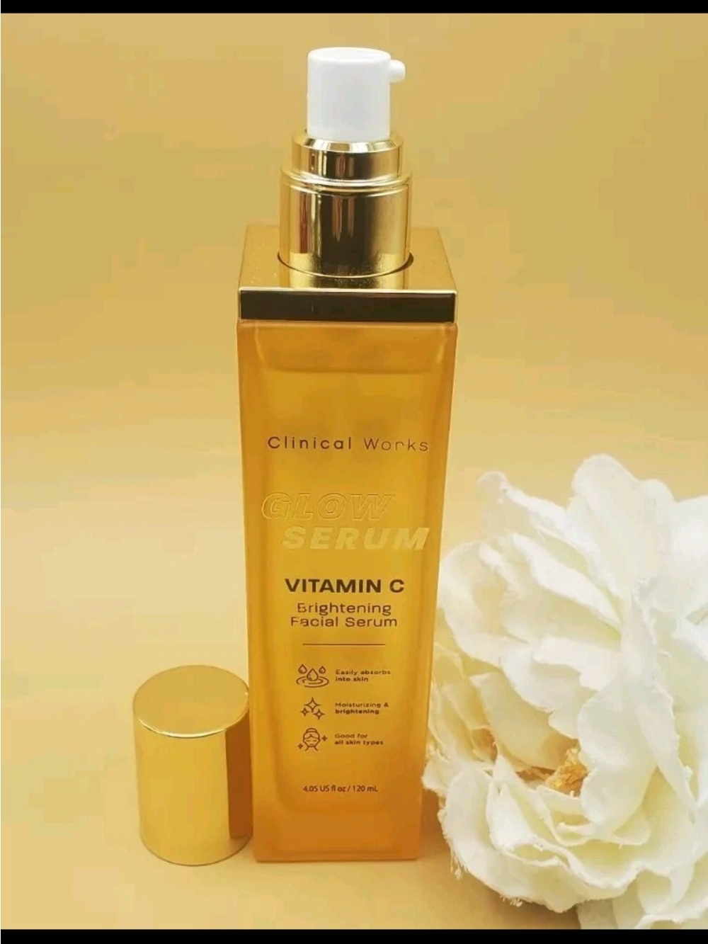 Glow Serum Vitamin C Brightening Serum — Gold
